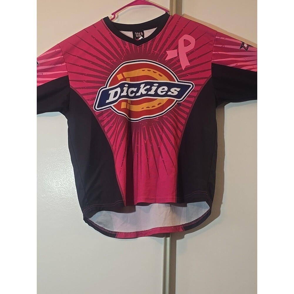 PBR Dickies Breast Cancer Awareness Long Sleeve Shirt  Medium By Ridin' Dirty*